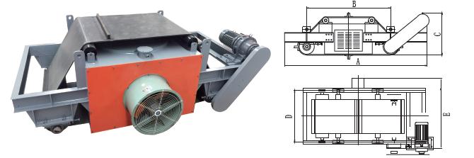 RCDC型风冷自卸式电磁除铁器